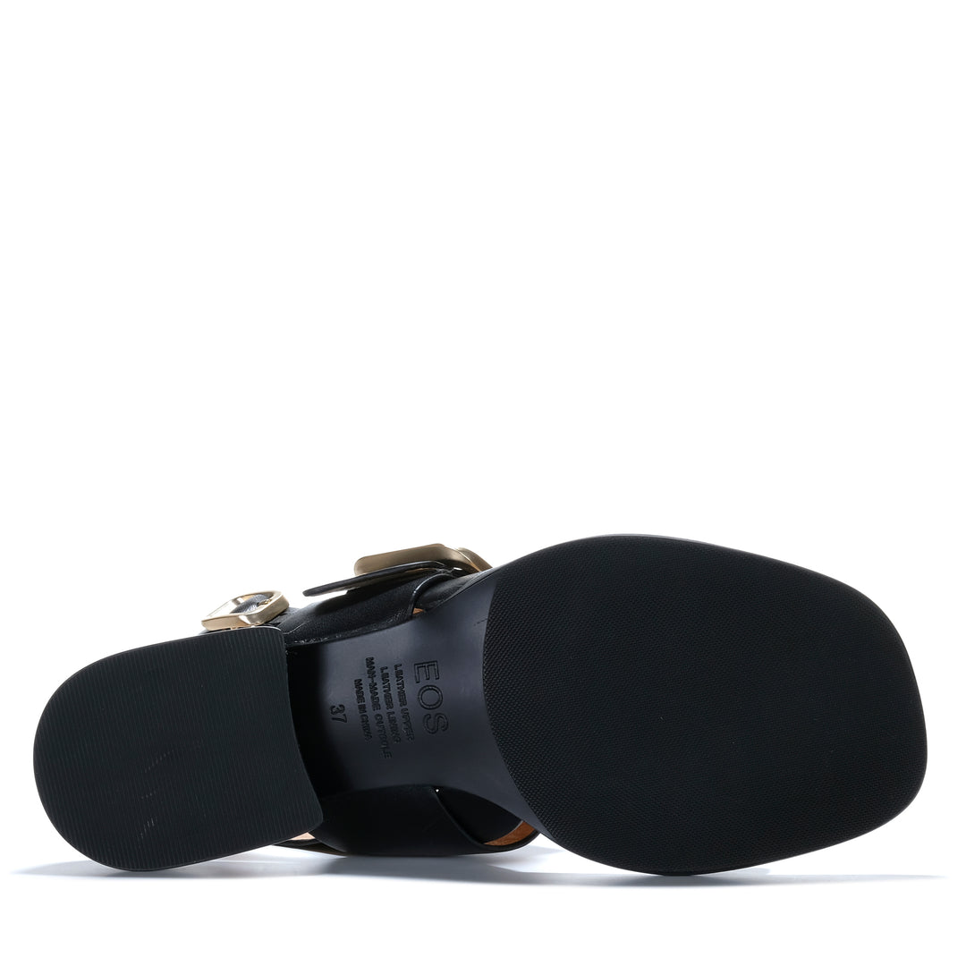 EOS Ikam Black Womens Sandals