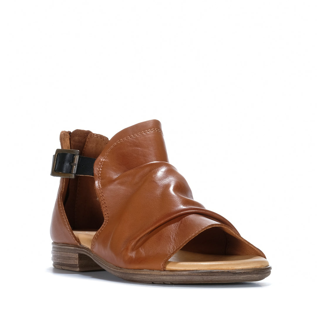 EOS Ilosia Brandy/Black Womens Sandals