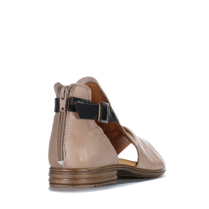 EOS Ilosia Taupe/Black Womens Sandals