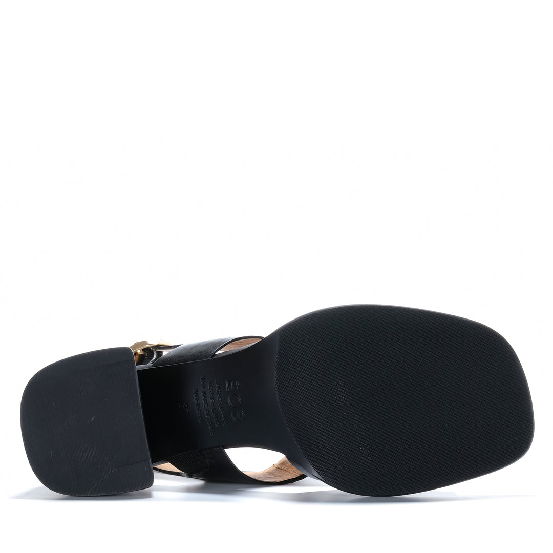 EOS Isora Black Womens Sandals