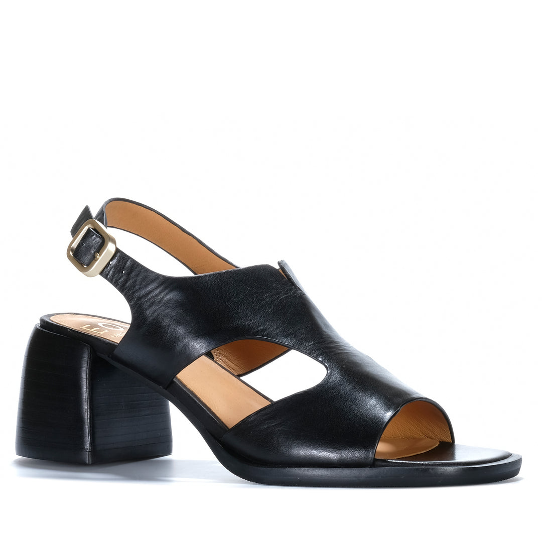 EOS Isora Black Womens Sandals