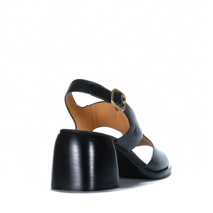 EOS Isora Black Womens Sandals