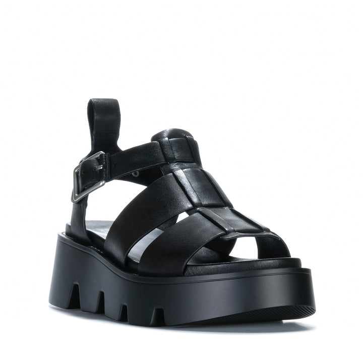 EOS Kailan Black Womens Sandals