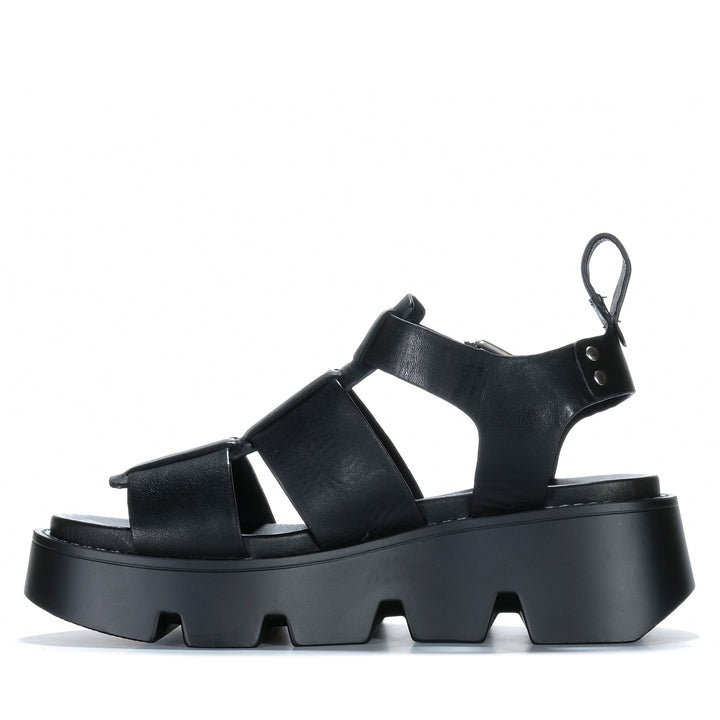 EOS Kailan Black Womens Sandals