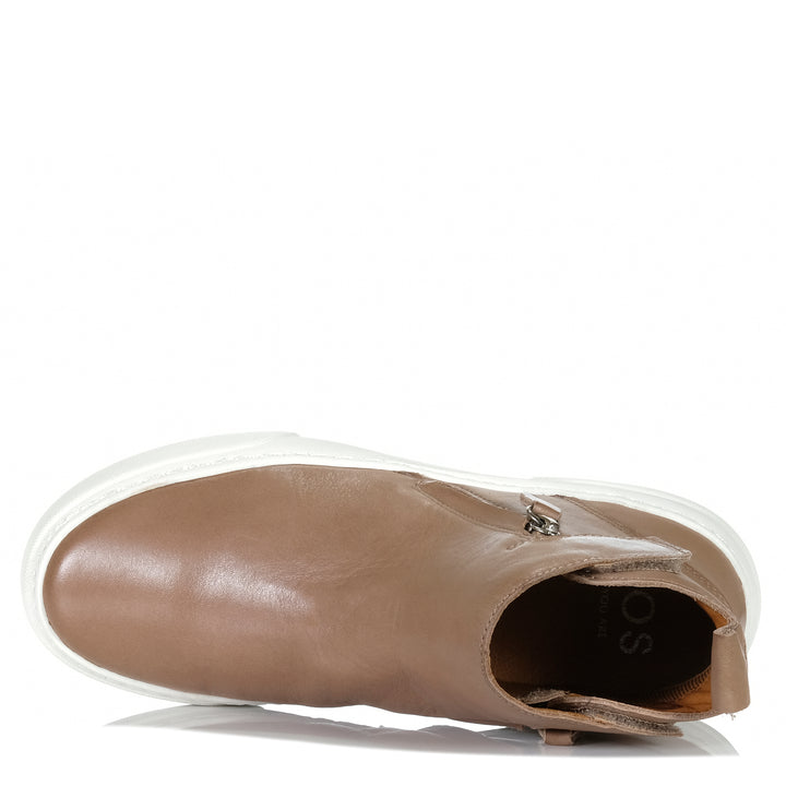 EOS Minimalist Taupe Womens Boots