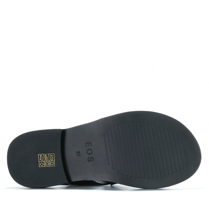 EOS Starlet Black Womens Sandals