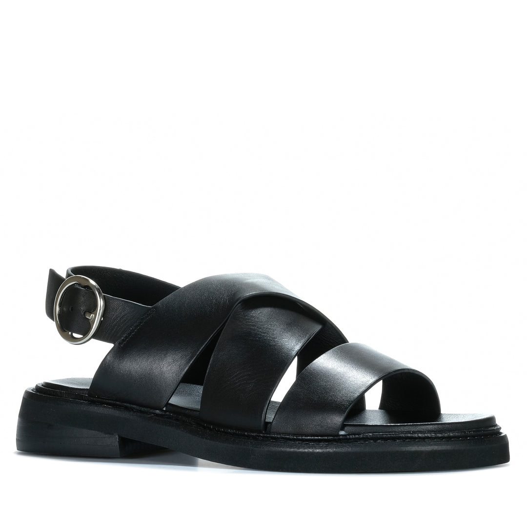 EOS Starlet Black Womens Sandals