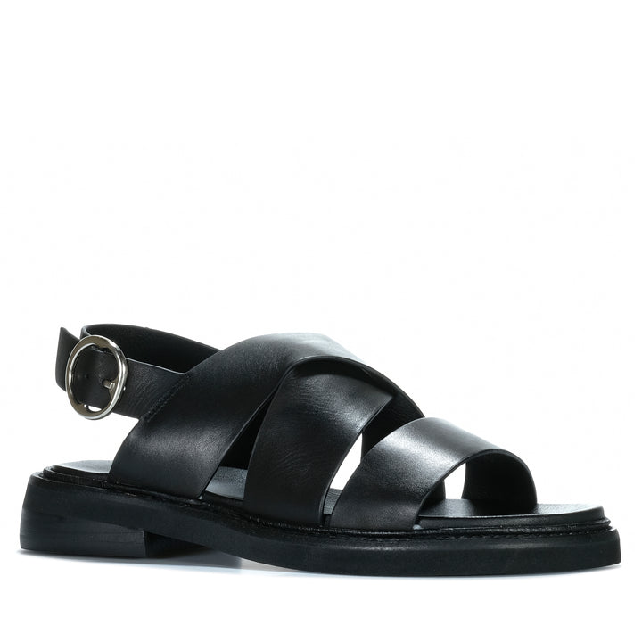 EOS Starlet Black Womens Sandals