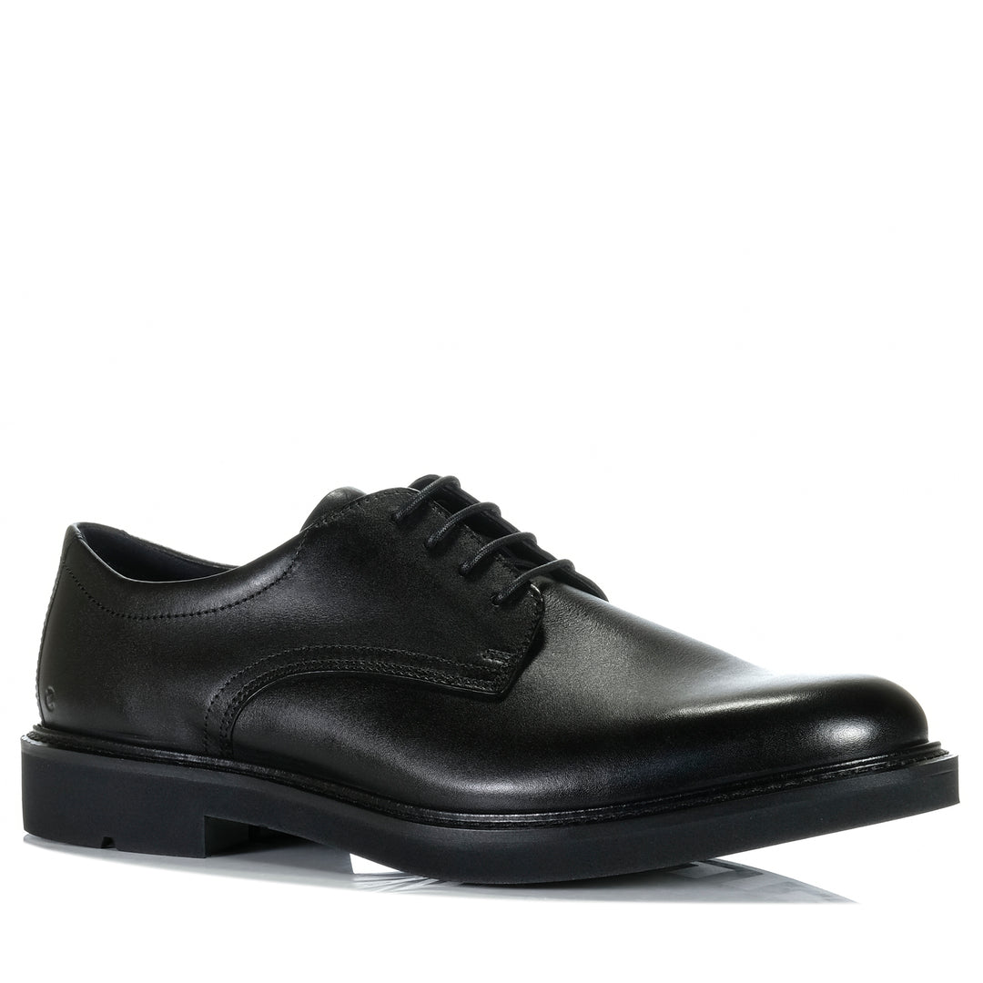 Ecco Metropole London 525604 Black Santiago Mens Shoes