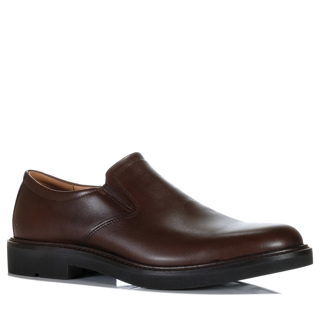 Ecco Metropole London Slip On 525624 Cocoa Brown Mens Shoes