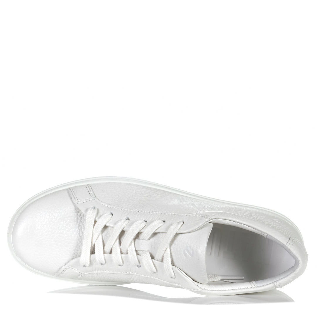 Ecco Soft 60 219203 White Womens Sneakers