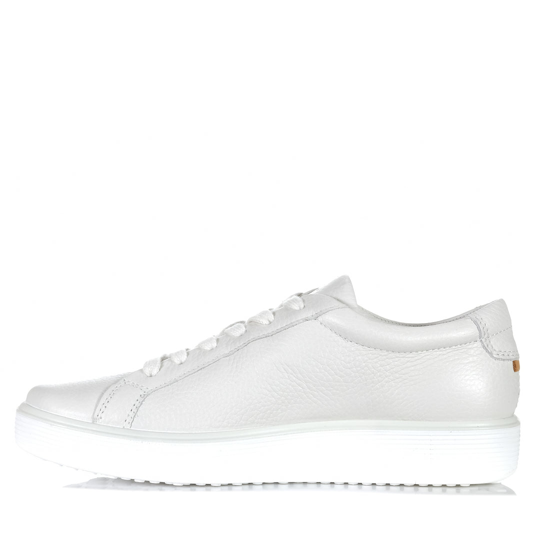 Ecco Soft 60 219203 White Womens Sneakers