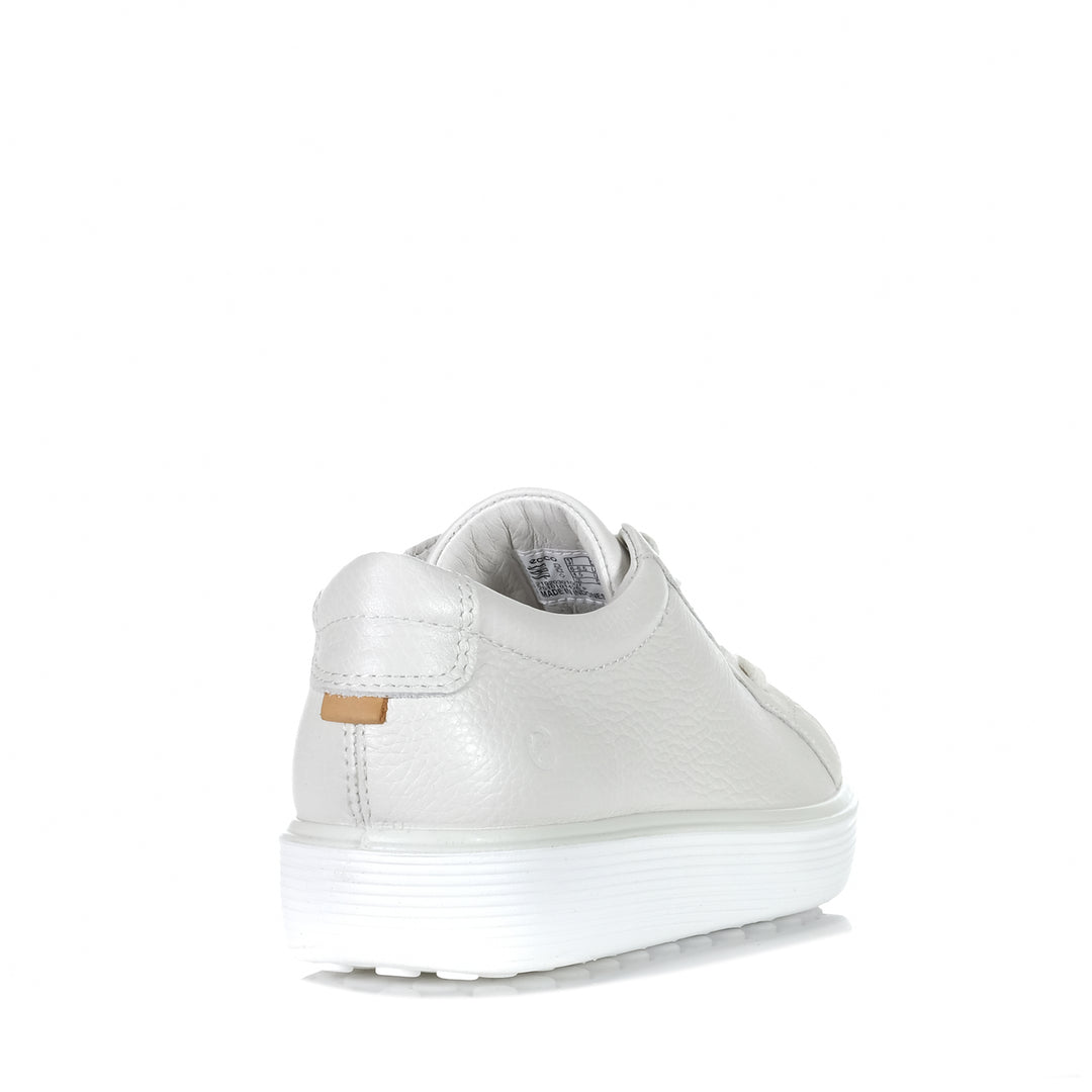 Ecco Soft 60 219203 White Womens Sneakers