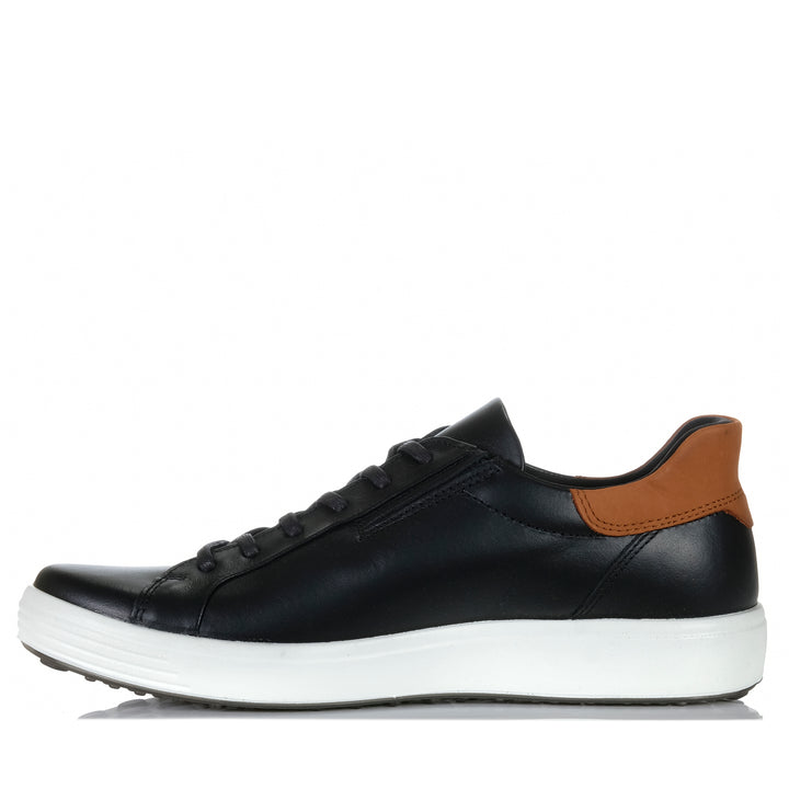 Ecco Soft 7 470824 Black Mens Sneakers