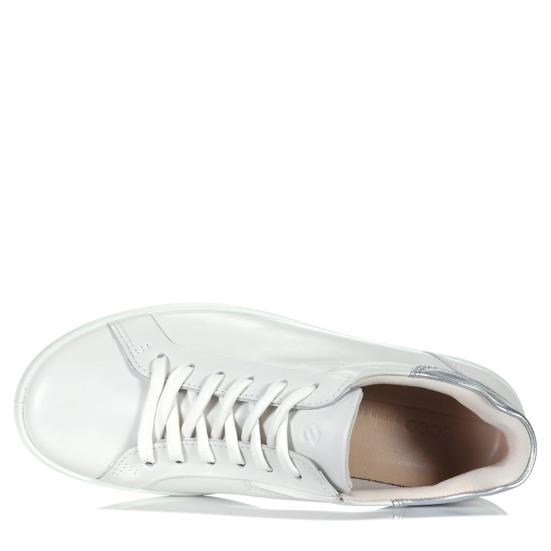 Ecco Soft 7 470843 White Womens Shoes