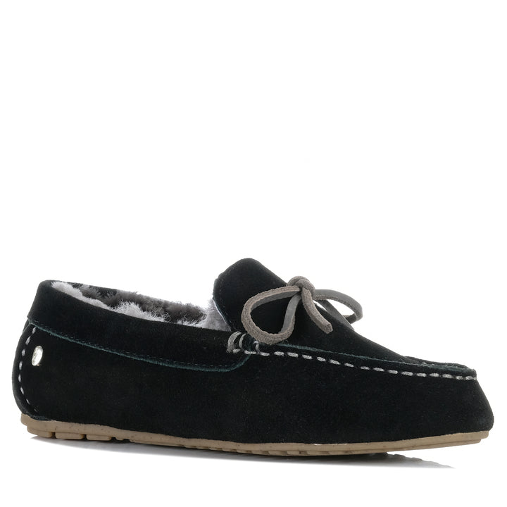 Emu Sandrine Black Womens Slippers