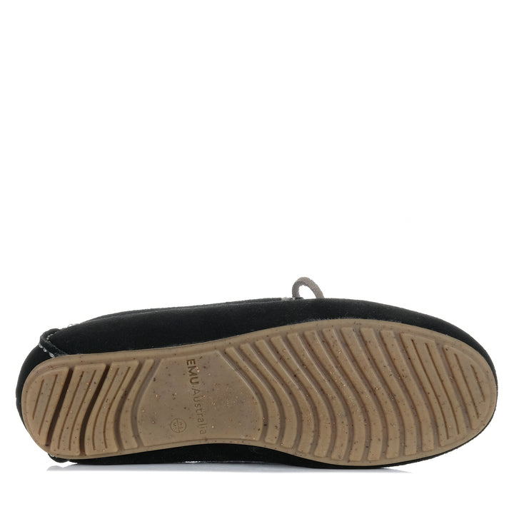 Emu Sandrine Black Womens Slippers