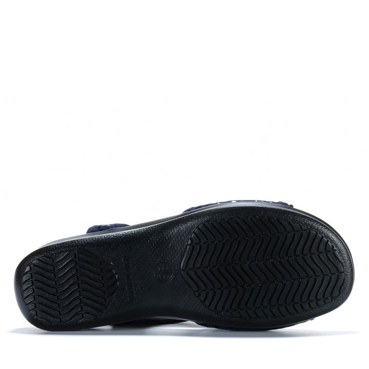 Euroflex Tuscany Navy Leopard Womens Sandals