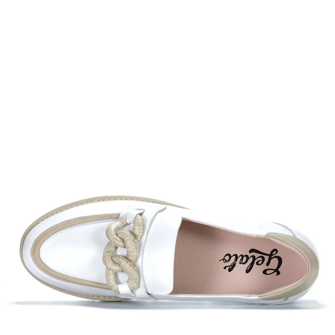 Gelato Eject White/Dark Bone Womens Shoes