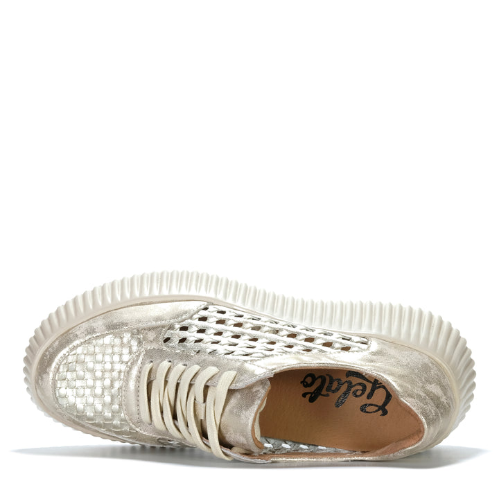 Gelato Felony Gold Mottle Womens Sneakers