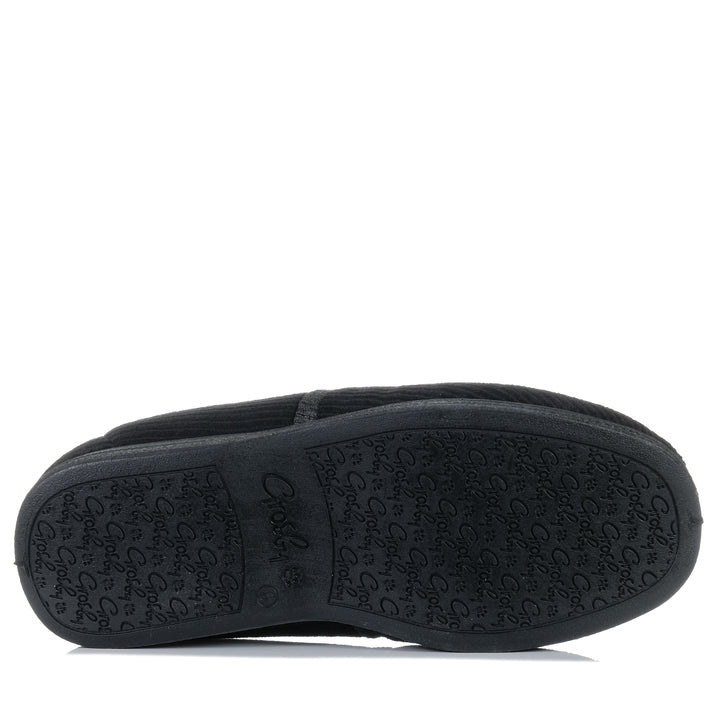 Grosby Blake 2 Black Mens Slippers