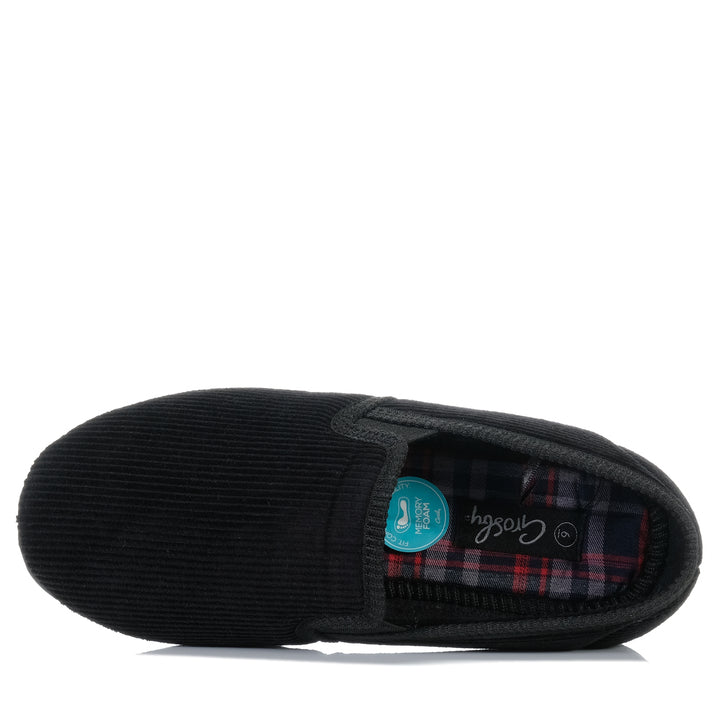 Grosby Blake 2 Black Mens Slippers