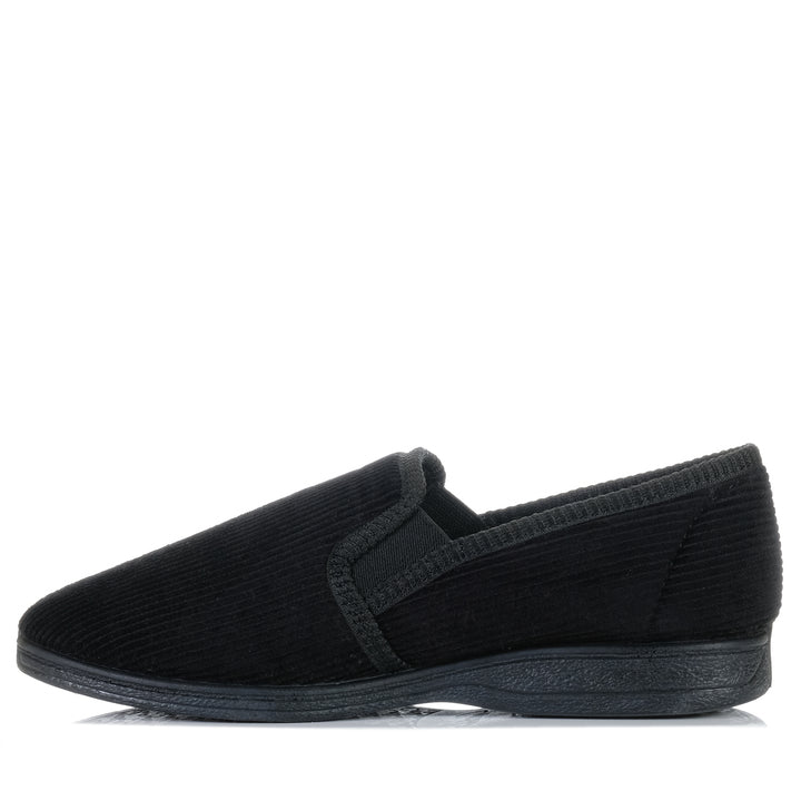 Grosby Blake 2 Black Mens Slippers