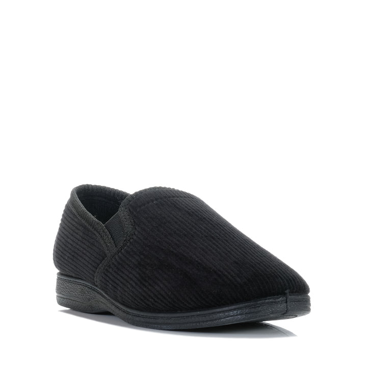 Grosby Blake 2 Black Mens Slippers