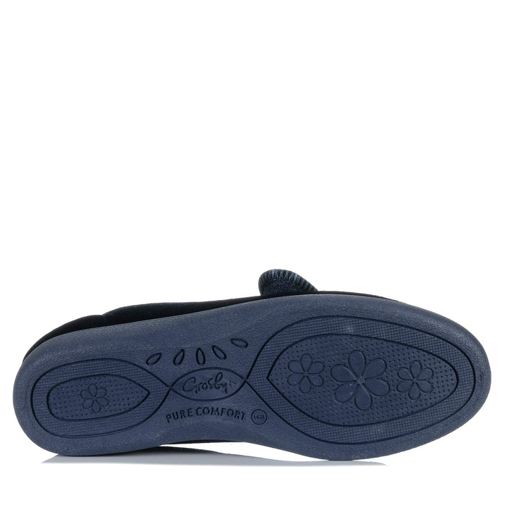 Grosby Lilian Deep Navy Womens Slippers