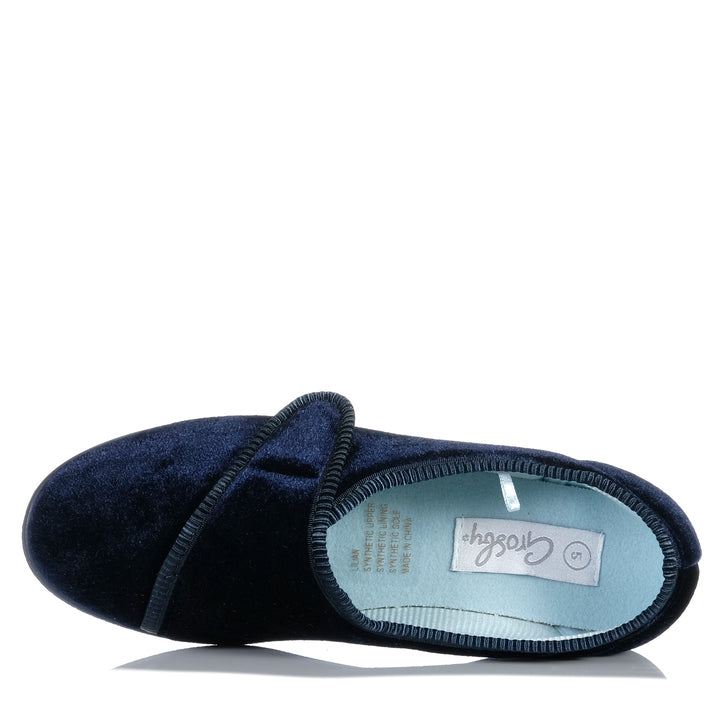 Grosby Lilian Deep Navy Womens Slippers