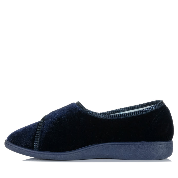 Grosby Lilian Deep Navy Womens Slippers
