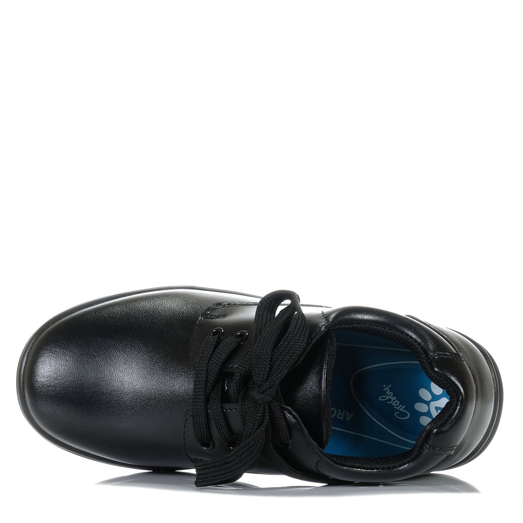 Grosby Educate Jnr 2 Black Youth Shoes
