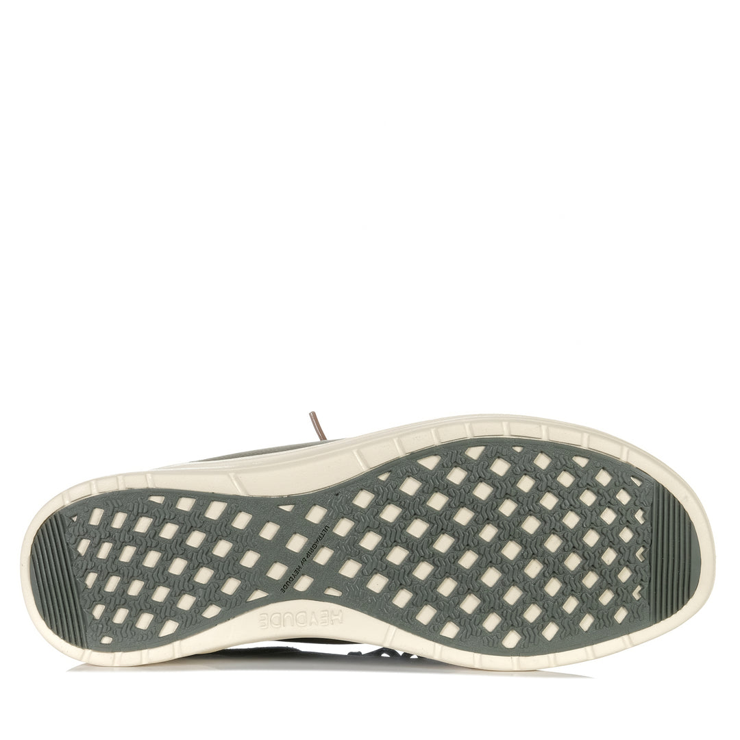 Hey Dude Mens Paul Classic Olive Mens Sneakers