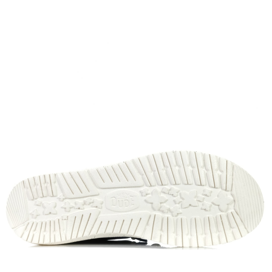 Hey Dude Mens Wally Break Hey Day Navy Mens Sneakers