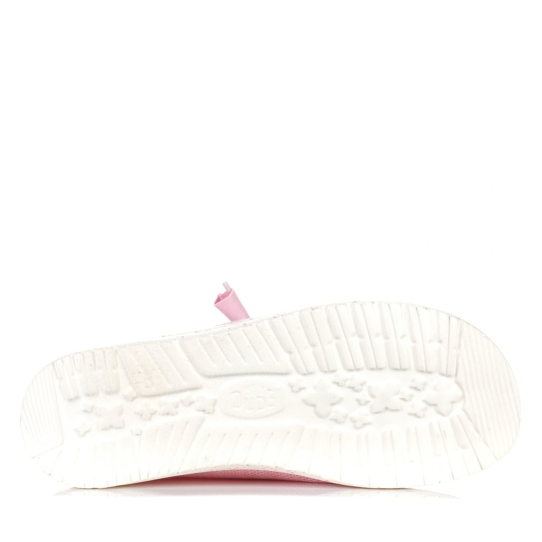 Hey Dude Womens Wendy Stretch Mesh Rosette Womens Sneakers