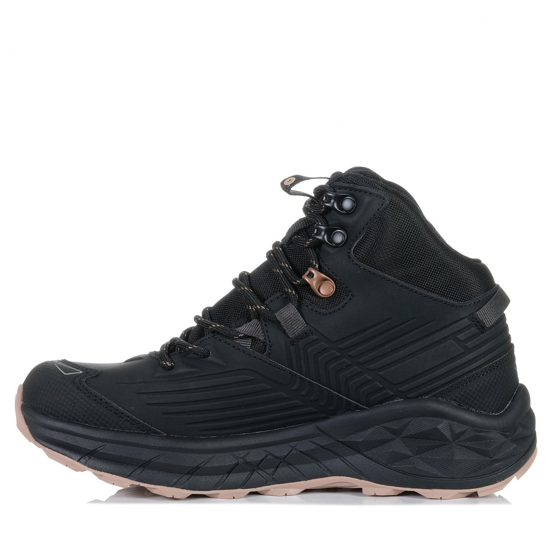 Hi-Tec Geo Fuse Trek Mid WP Womens Black/Taupe Womens Sports
