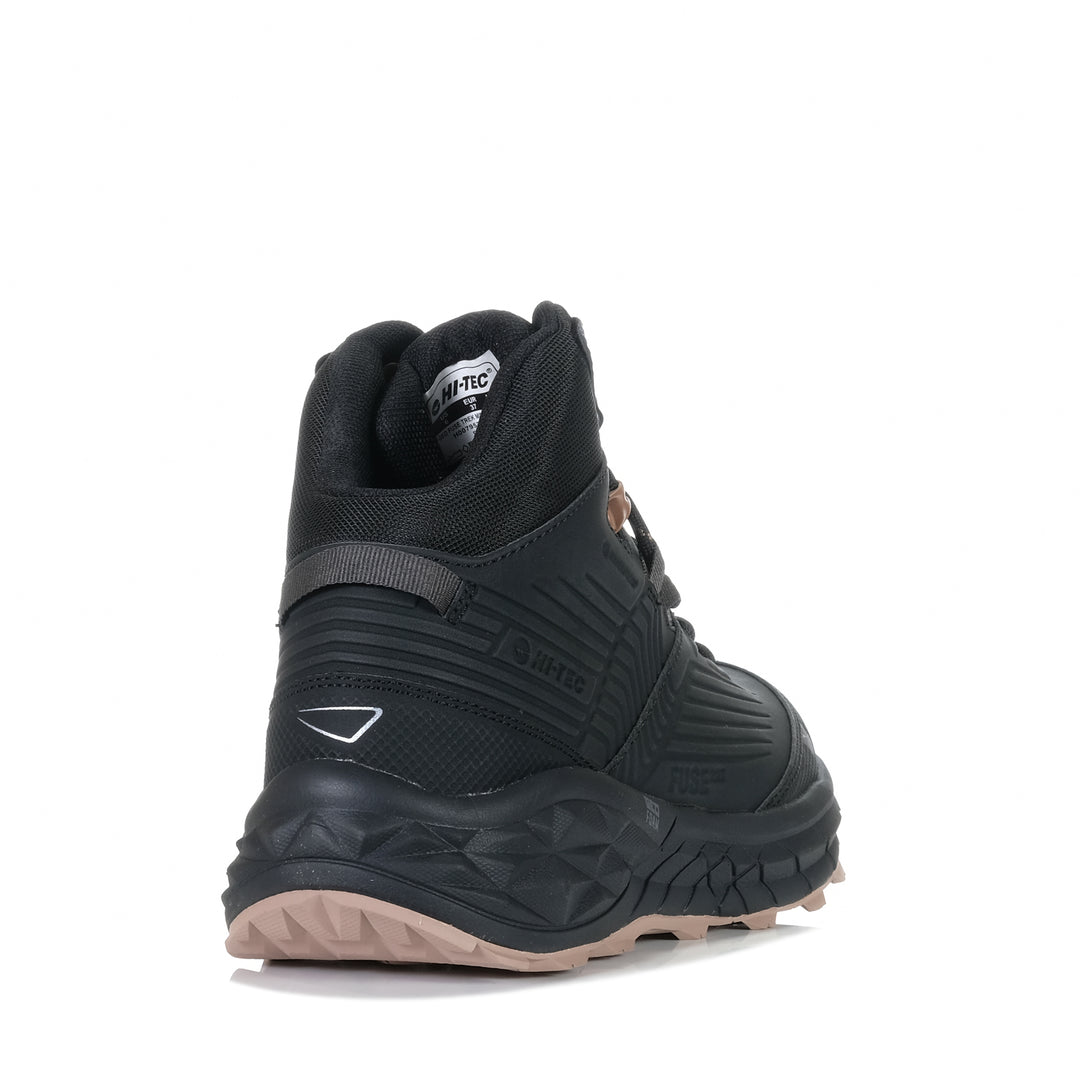 Hi-Tec Geo Fuse Trek Mid WP Womens Black/Taupe Womens Sports