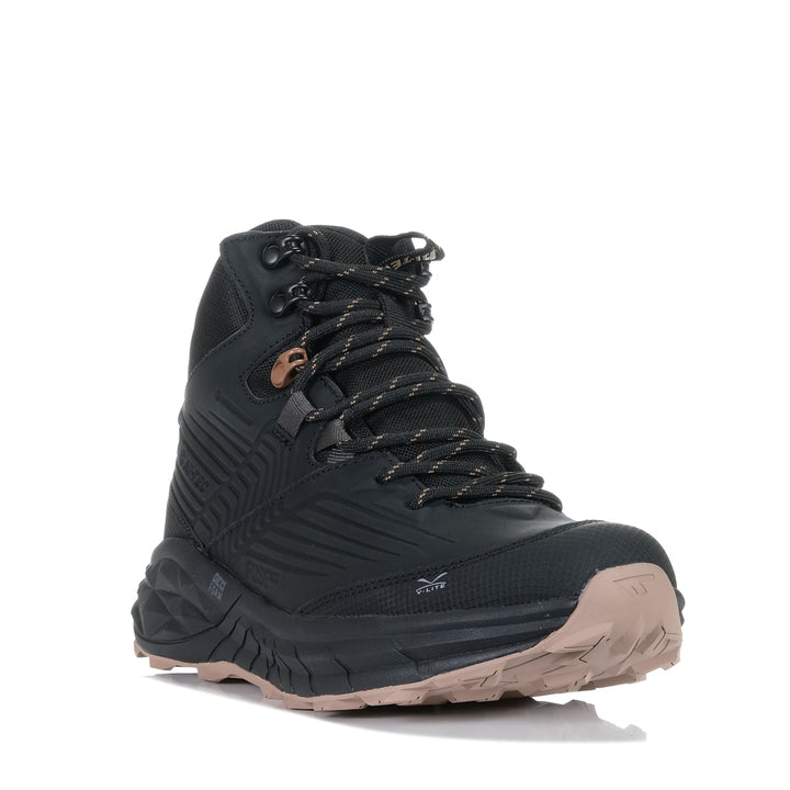 Hi-Tec Geo Fuse Trek Mid WP Womens Black/Taupe Womens Sports