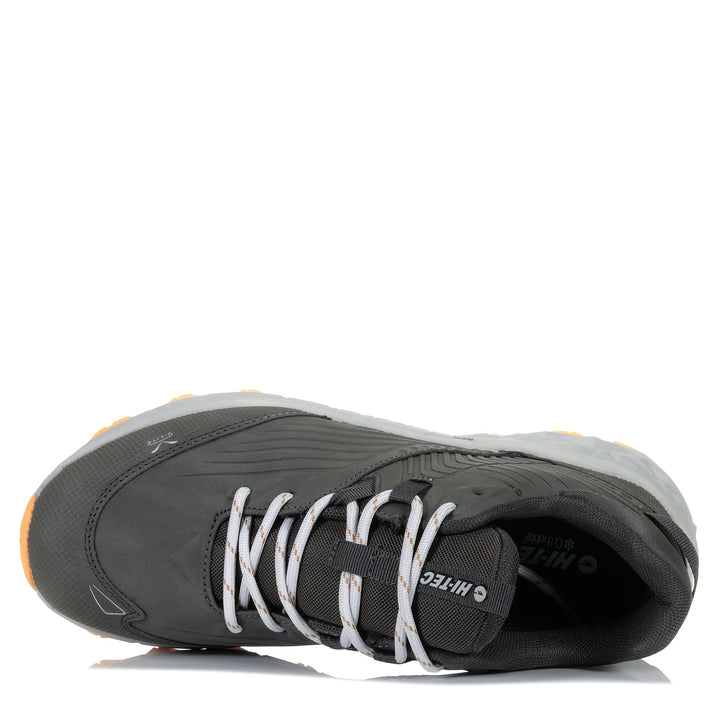 Hi-Tec Geo Fuse Trek Waterproof Steel/Marigold Mens Sports