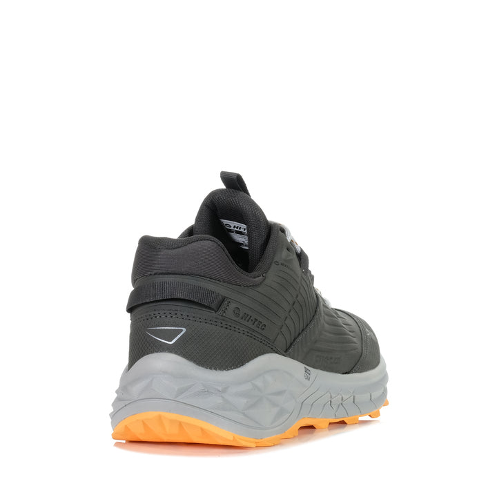 Hi-Tec Geo Fuse Trek Waterproof Steel/Marigold Mens Sports