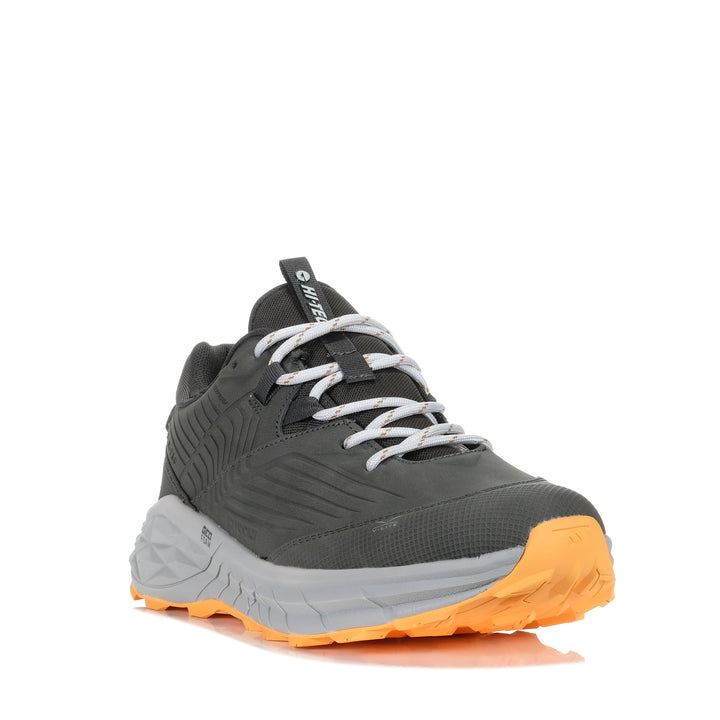 Hi-Tec Geo Fuse Trek Waterproof Steel/Marigold Mens Sports
