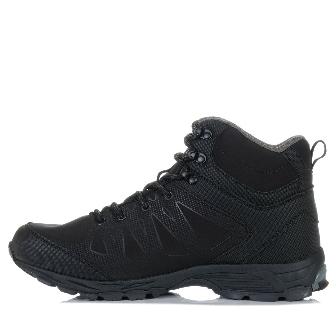 Hi-Tec Raven Mid Waterproof Black/Charcoal Mens Sports