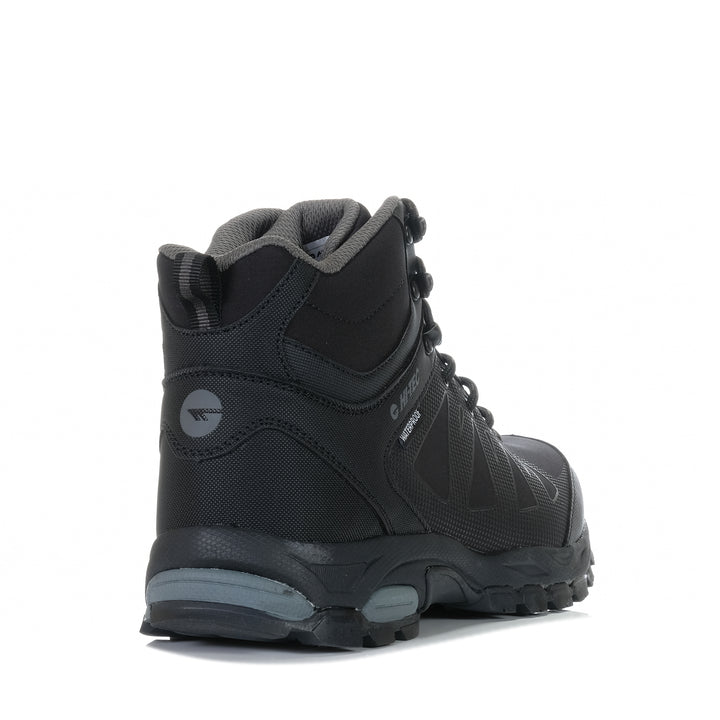 Hi-Tec Raven Mid Waterproof Black/Charcoal Mens Sports