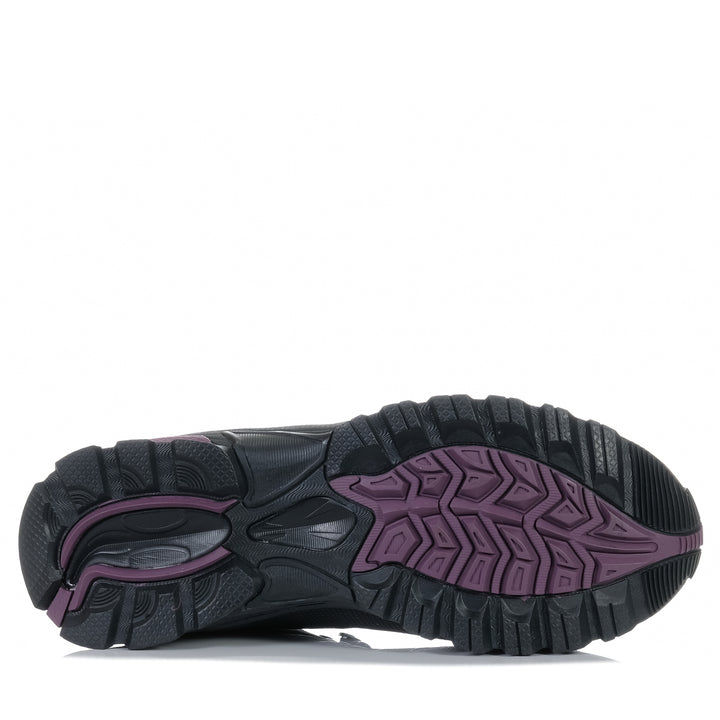 Hi-Tec Raven Mid Womens Waterproof Black/Grape Wine Womens Sports