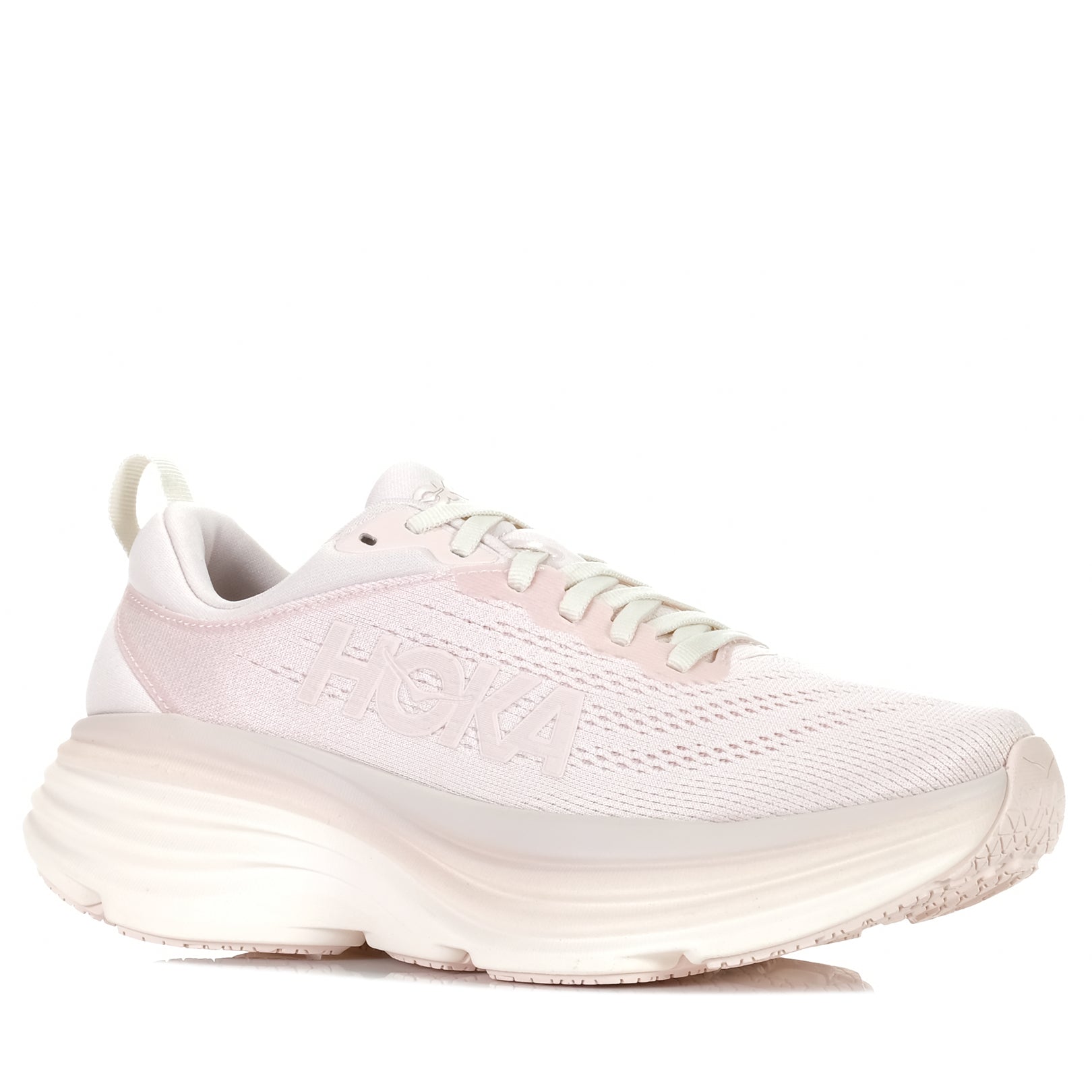 Hoka Bondi 8 (B) Womens Cosmic Pearl Frames Footwear Free Delivery