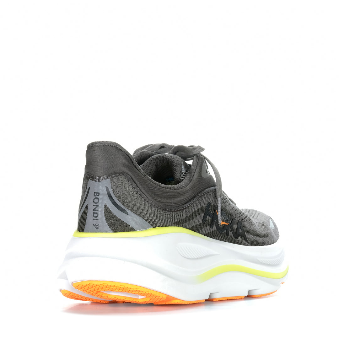Hoka Bondi 9 Asphalt Grey/Gravel Mens Walking & Running