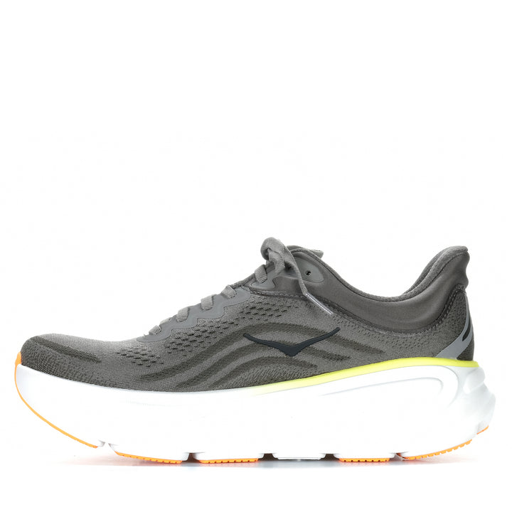 Hoka Bondi 9 Asphalt Grey/Gravel Mens Walking & Running