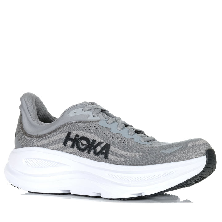 Hoka Bondi 9 (D) Galactic Grey Mens Sports