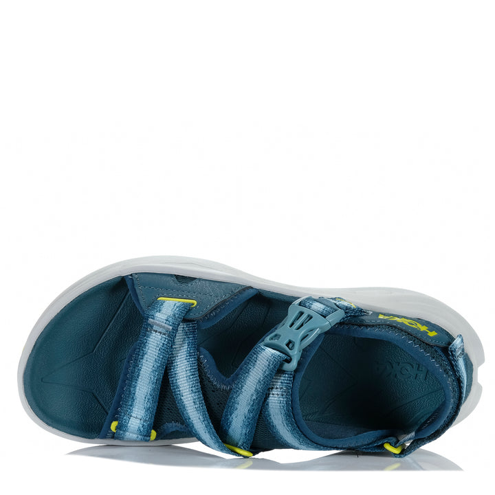 Hoka Infini Hike TC (D) Blue Twilight/Pea Green Mens Sandals