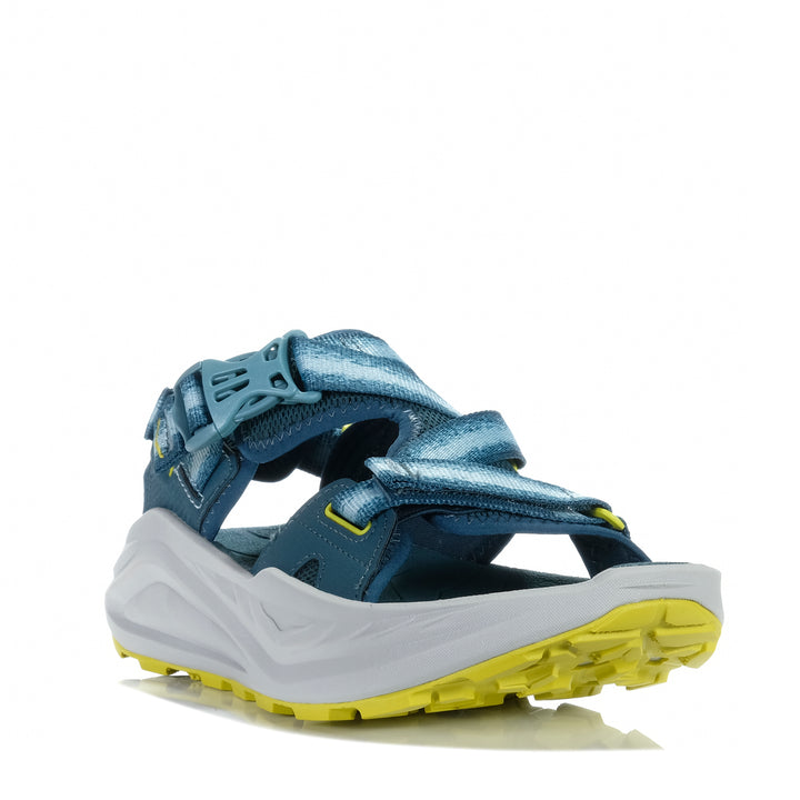 Hoka Infini Hike TC (D) Blue Twilight/Pea Green Mens Sandals